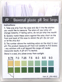 Plastic pH Test Strips, Universal Application (pH 4.5-9.0), 100 Strips